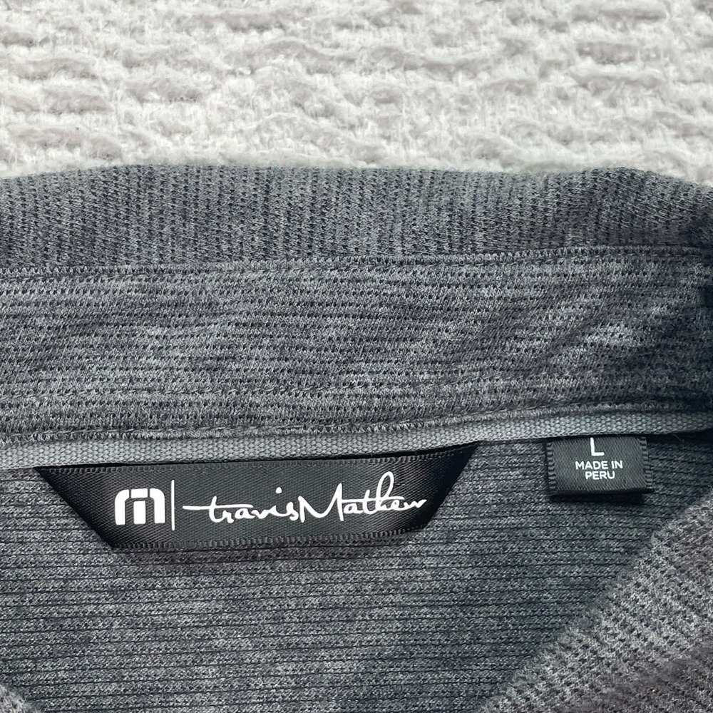Travis Mathew Polo Shirt Men's Size Large Casual Stretch Lightweight - Picture 3 of 8